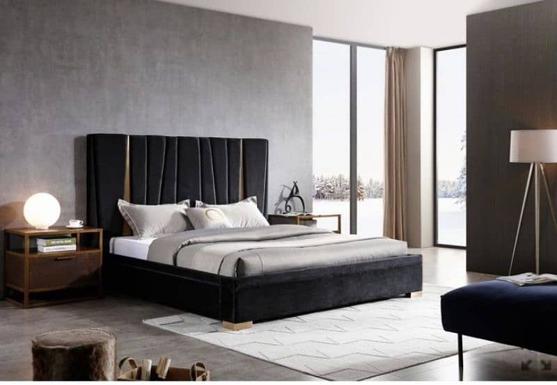 dubal bed wooden beds Turkish design on factory rets 14