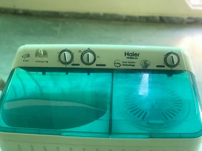 Haier washing machine FORSALE double - WASHER AND DRYER - new cndtion 0