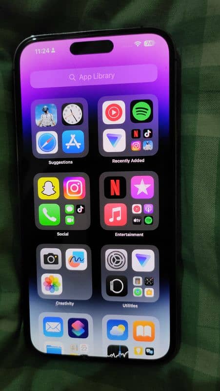 apple iphone 14 pro max jv 256 gb. LLA USA model deep purple 0