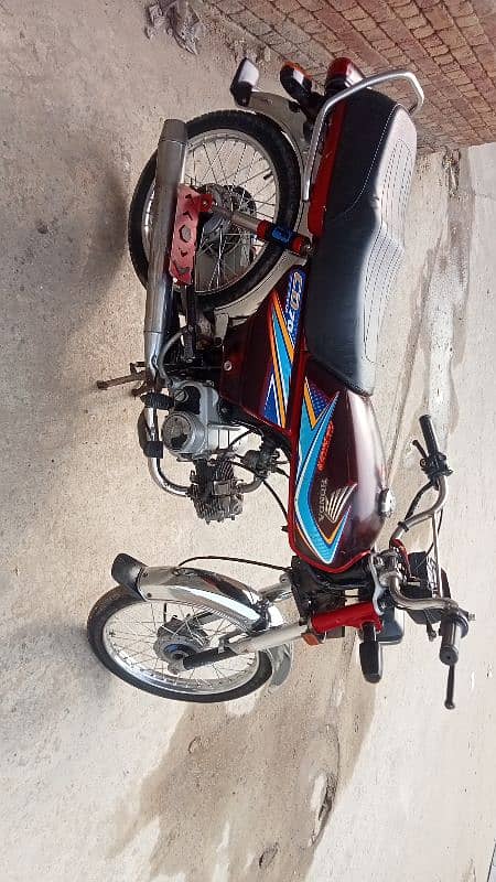 Honda 70 model 19 bike total jenuine hai perfect engine 0