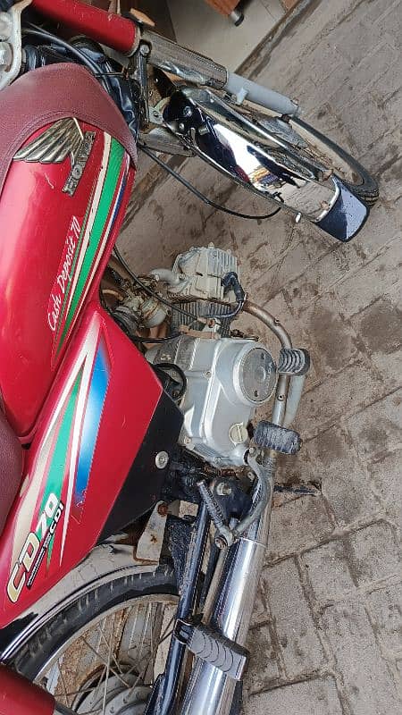 honda cd70 lach condition  no fault full documents contact 03009631738 3