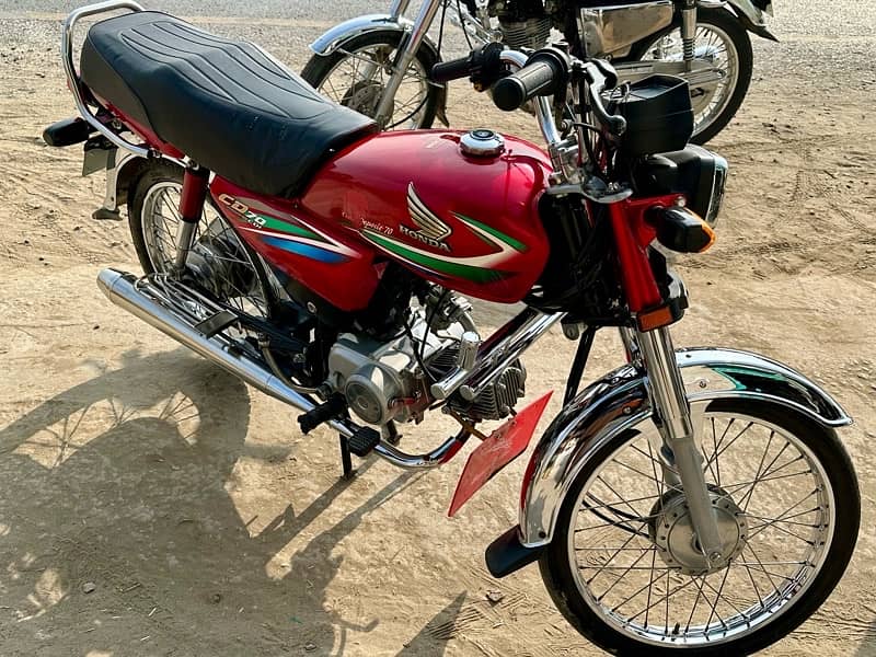 Honda CD 70 "2017" Chakwal Number for Sale. 3