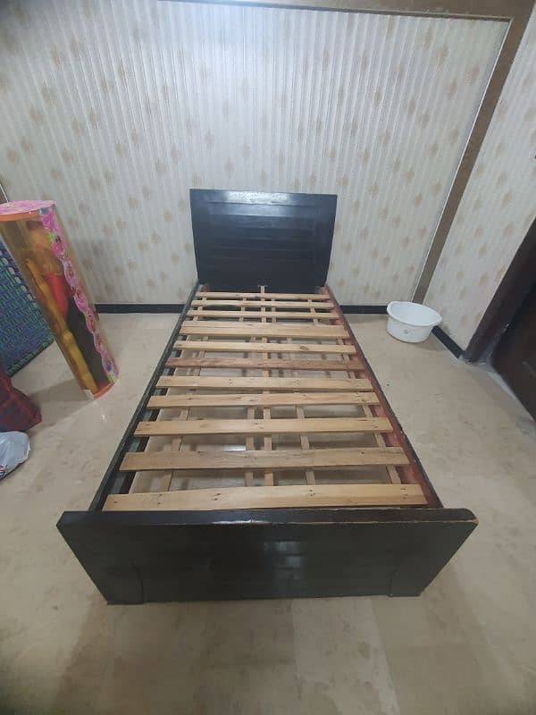 wooden single bed 2