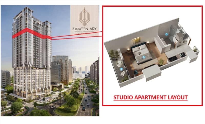 DREAM DEAL ALERT! 450 Sq Feet Studio Apartment In CBD At 1 Cr Discount 4