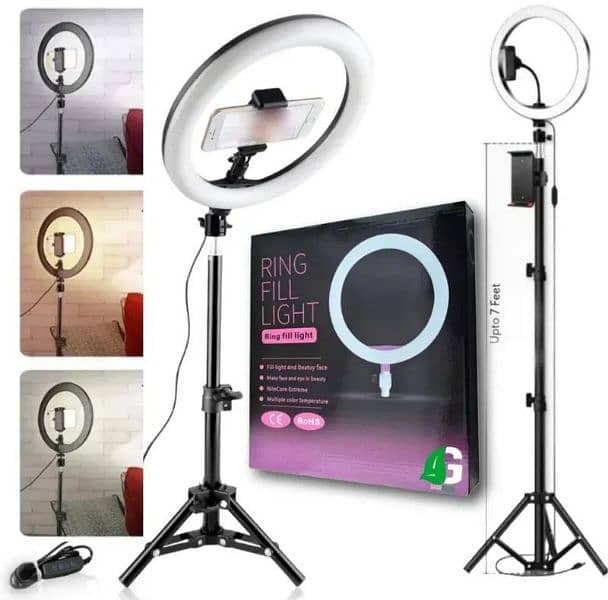 26cm ring light with tripod stand 3