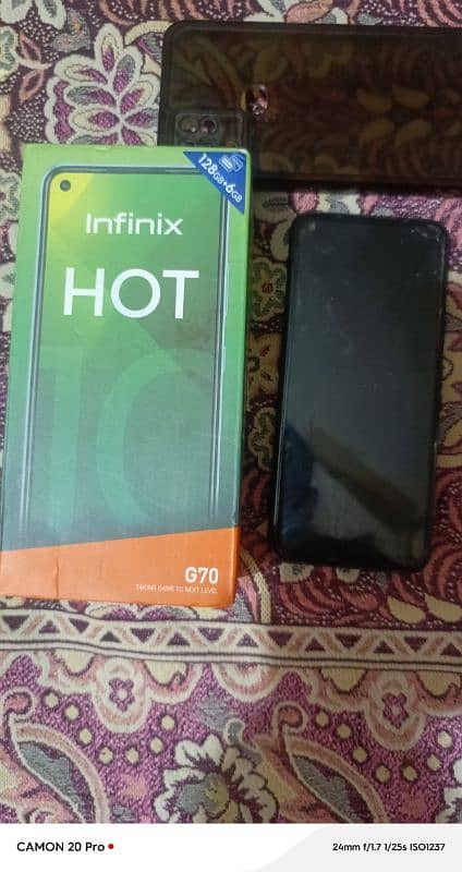 infinix hot10  6/128 for sale  9/10 condition 4