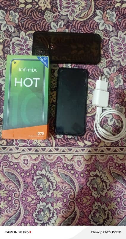 infinix hot10  6/128 for sale  9/10 condition 5