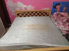 Wooden bed for sale without mattress