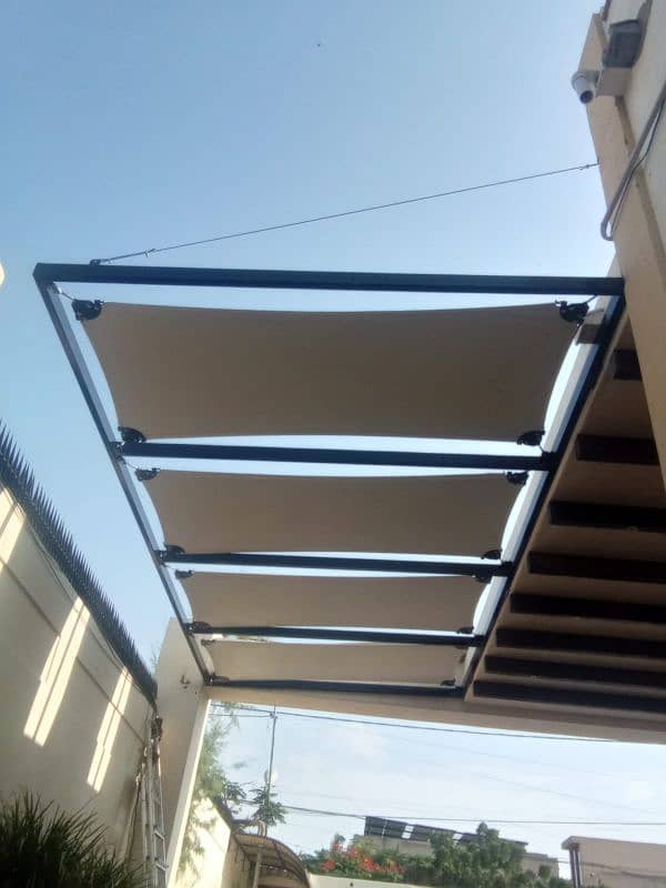 TENSILE PVC CAR PARKING SHADS | Contact 03033487522 13