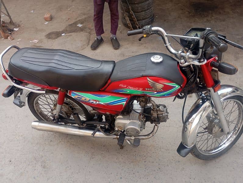 Honda CD 70 Model 2018 Lush Condition 1