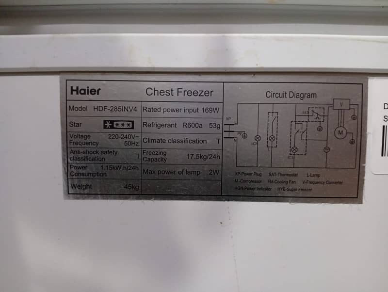 Haier Chest Freezer / Deep Freezer 4