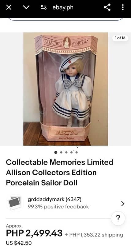 Imported Limited Edition Dolls 3