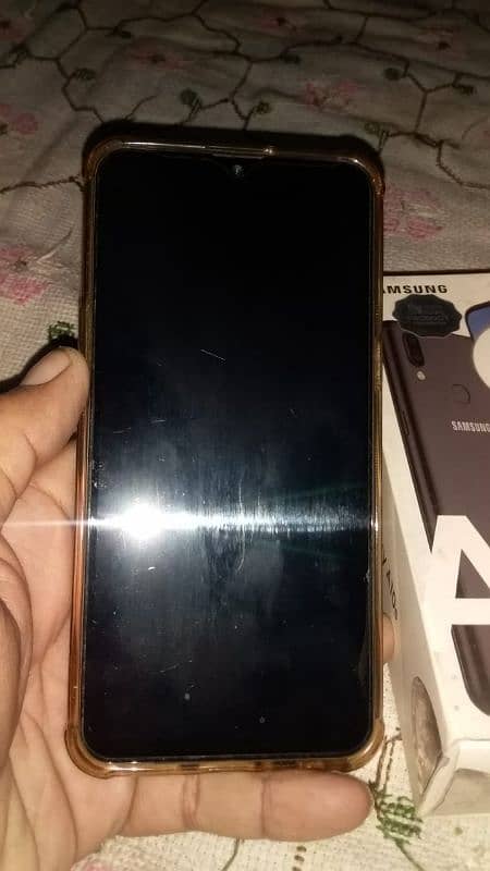 samsung A10s modal hai original phone hai not open no repir no fault 3