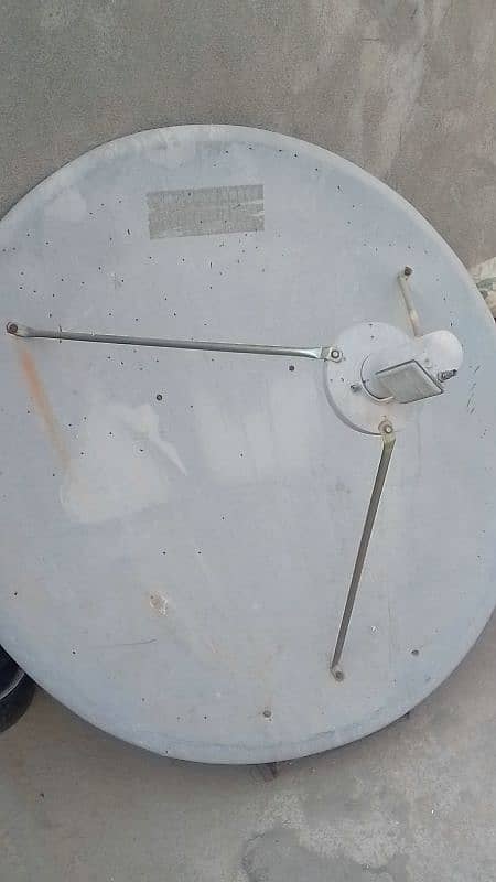 Dish antenna, receiver and tv remote 6