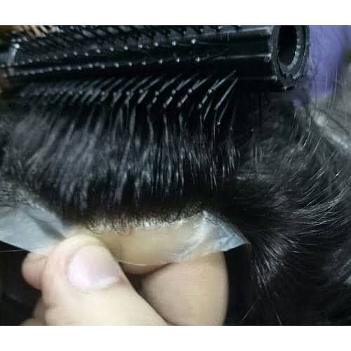 Australian mairaj hair patch with natural hair line 0