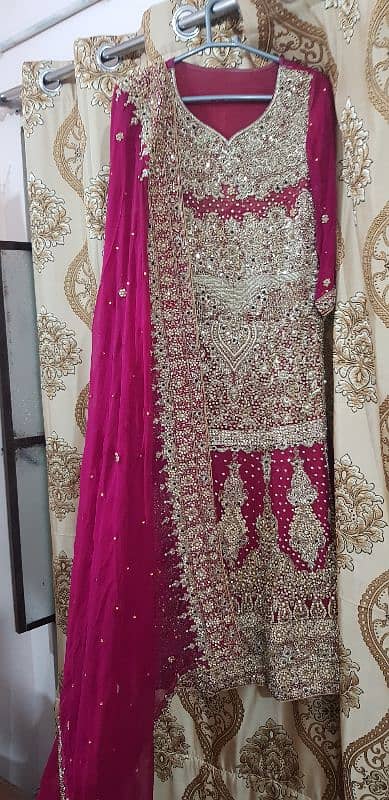 Bridal dress /Baraat maxii/wedding dress /walima maxii 1