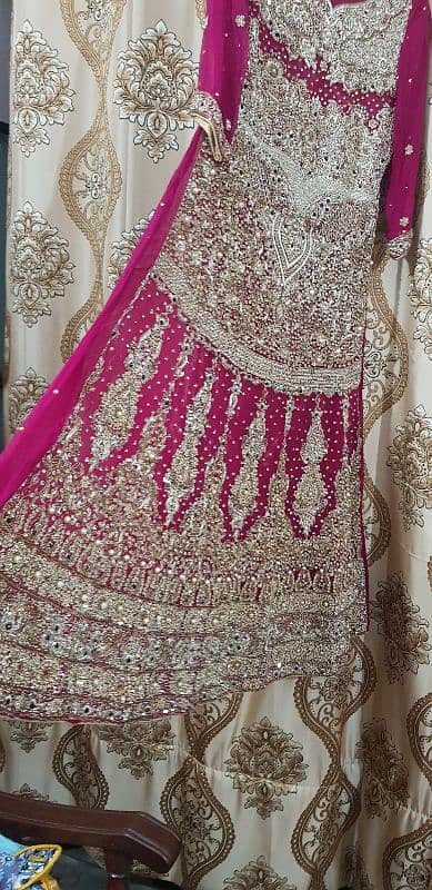 Bridal dress /Baraat maxii/wedding dress /walima maxii 5