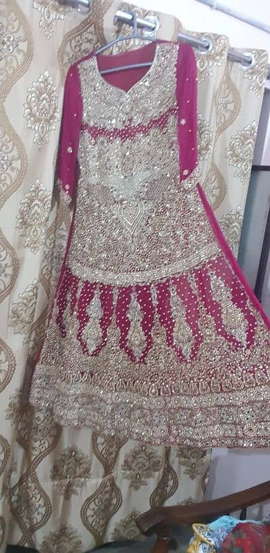 Bridal dress /Baraat maxii/wedding dress /walima maxii 7