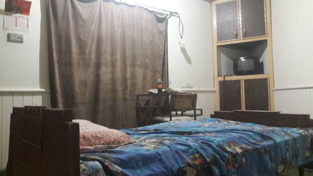 Single Bed Furnished Room , 150 Meter from Main jalaal Masjid chowk 4