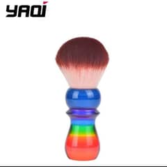 Yaqi 26mm Rainbow Handle Red Tip Synthetic Hair Shaving Brush