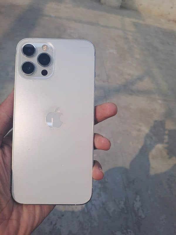 iphone 12 pro max | 256Gb | Silver White | Official Pta approved 10