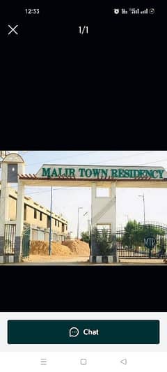 Plot for sale at Malir Town Residency phase 1 old block Ext.