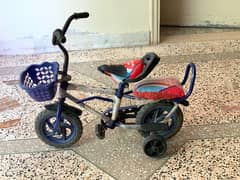 Used Kids Cycle with Basket – Affordable Price