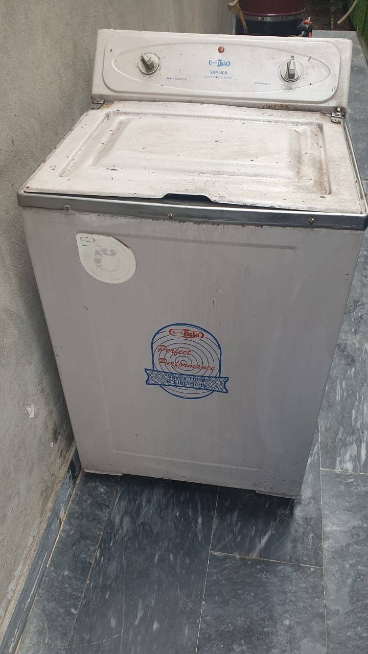 Super Asia 10KG Washing Machine SAP-400 ,  Steel Body 0