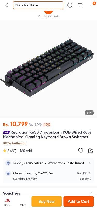 Redragon K630 Keyboard 5