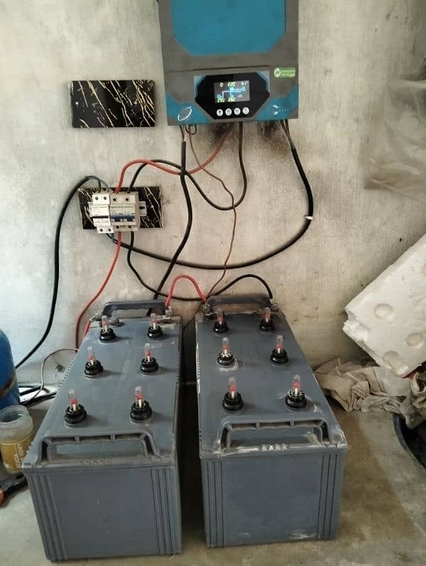 3 kv inverter plus two deep circle batteries only six month use 3