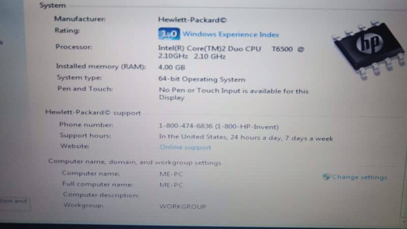 HP Intel(R) Core(TM32 Dus)/Laptop for sale 4