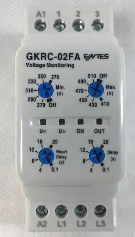 Entes GKRC-02F Voltage Monitoring Relay SPDT-CO 8A 0