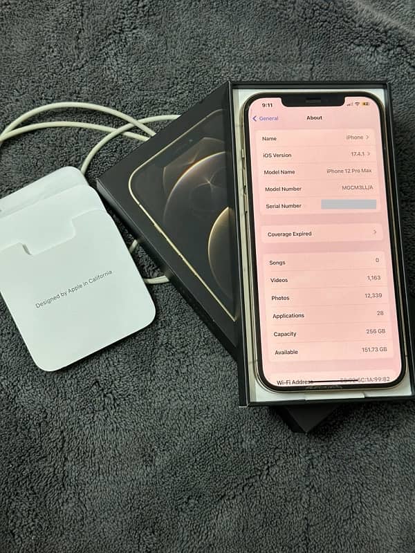 iPhone 12 Pro Max 256gb LLA PTA Approved 10/10 3