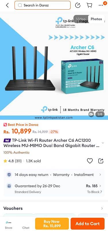 Wifi Router TP-Link 5