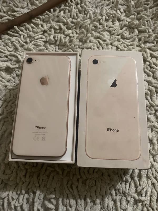 iPhone 8 64GB PTA approved battery change orignal install 7