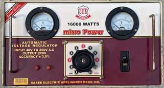 Stablizer 16000 watts micro power original