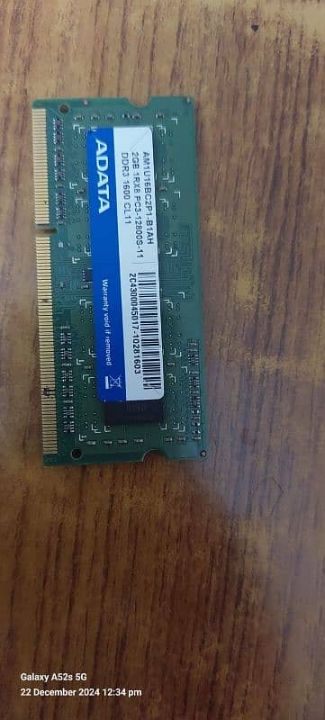 Kingston and sata 2gb ram 3