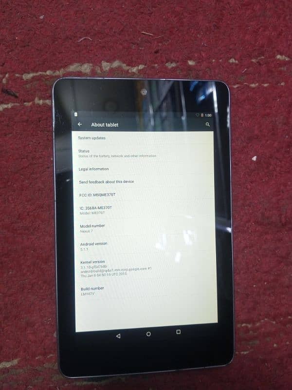 Asus Nexus 7 For Sell Good Condition 2