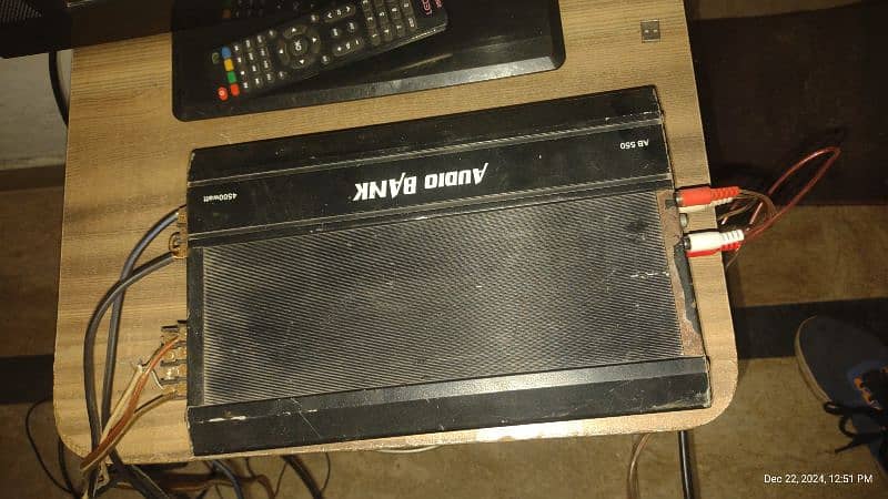 X plod Sony subwooer + Audio Bank Amp 2