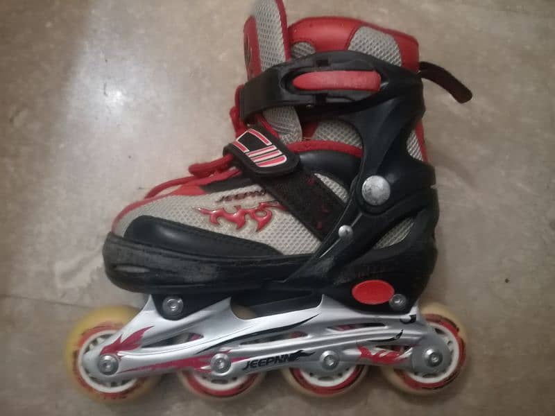 Skating Shoes 4 to 10 Year Kids adjustable 0