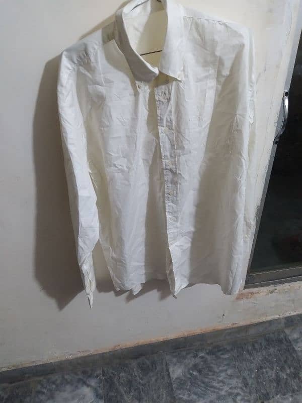 imported off white casual shirts xl size 0