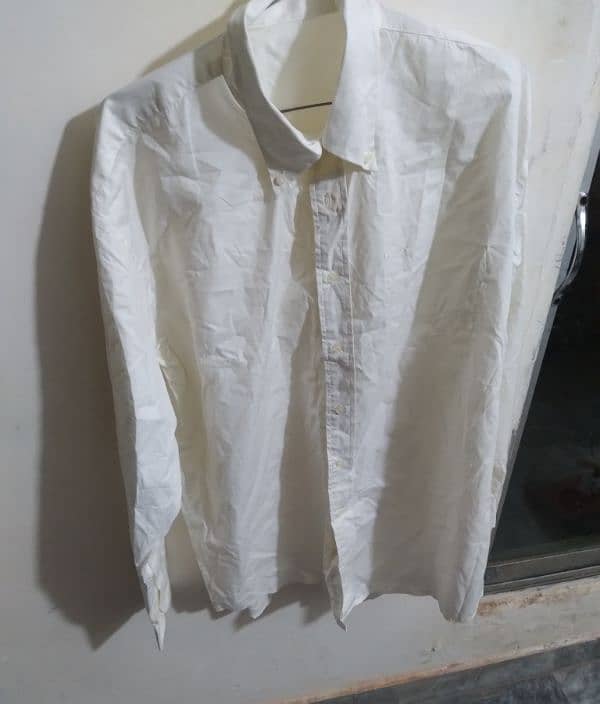 imported off white casual shirts xl size 1