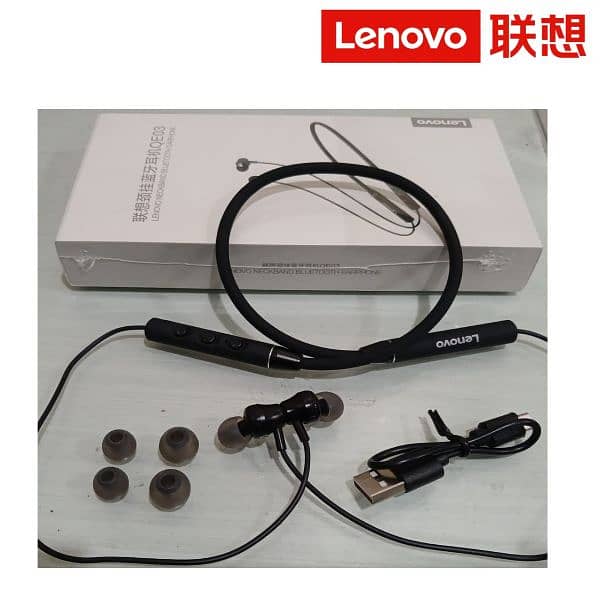 Lenovo QE03 Model Neckband  100% Orignal 2