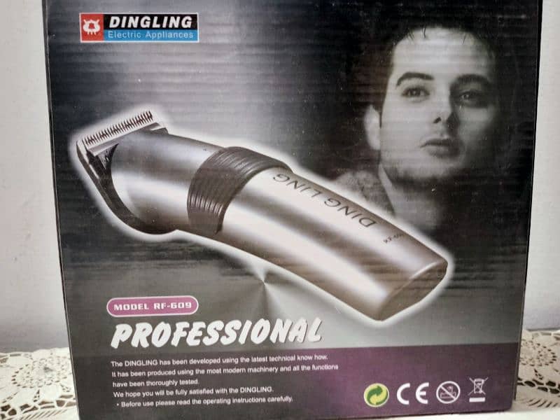 Dingling professional RF609 hair trimmer clipper shaver 03333358008 0