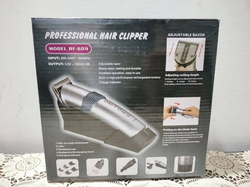 Dingling professional RF609 hair trimmer clipper shaver 03333358008 1