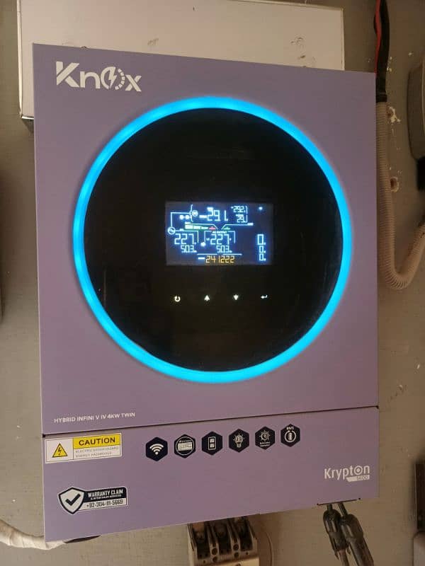 Knox krypton 5600-4kw with 2 inverex batteries 0