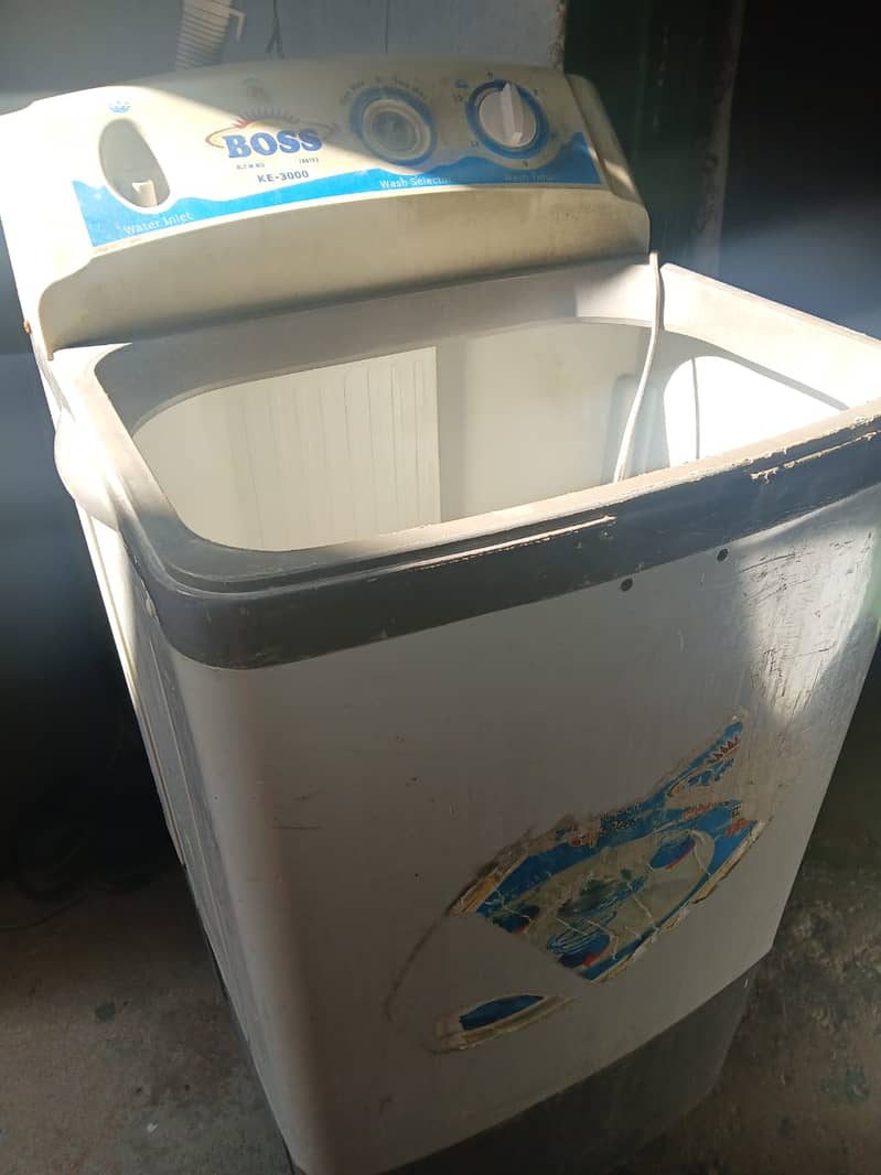 washing machine working , BOSS , one way , KE--- 3000 3