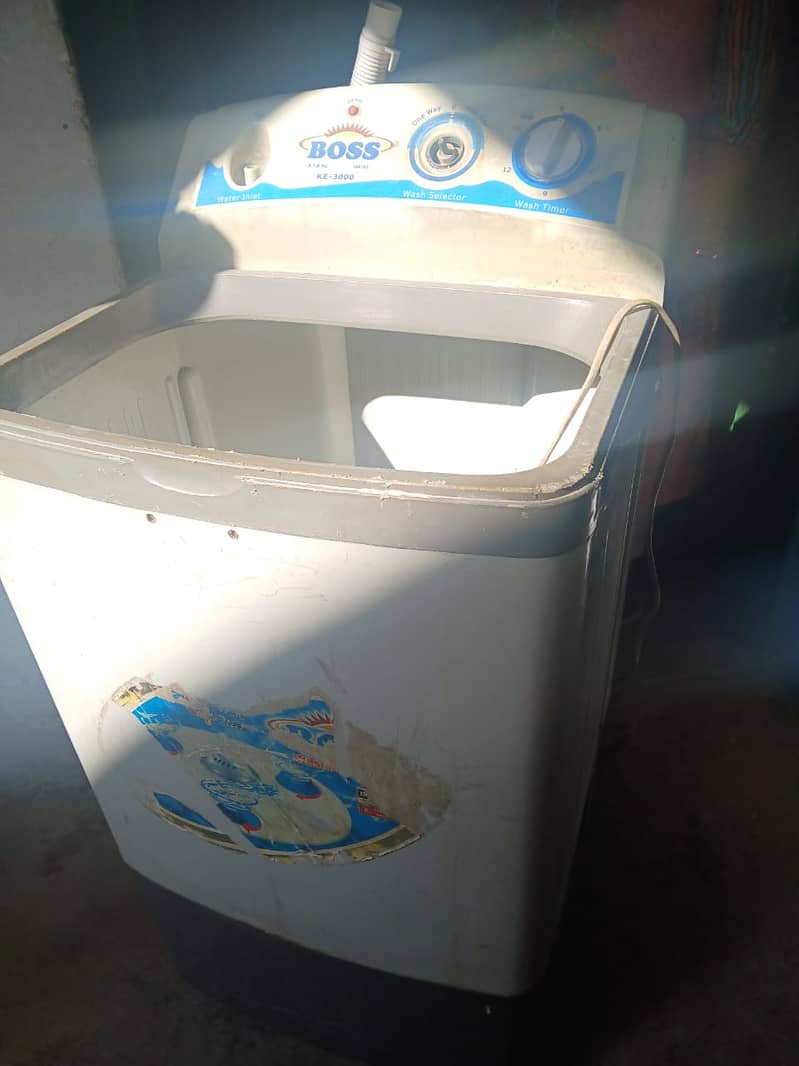 washing machine working , BOSS , one way , KE--- 3000 5