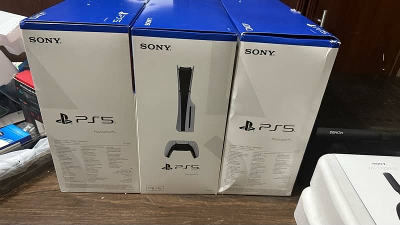 PLAY STATION 5 PS5 UK Slim Disc Edition Sealed Fresh Stock 0