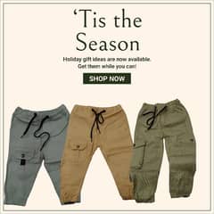 kids Cargo pants cotton premium quality